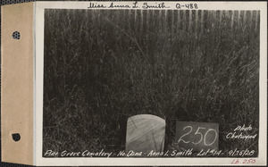 Anna L. Smith, Pine Grove Cemetery, lot 14, North Dana, Mass., Sept. 25, 1928