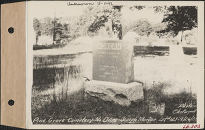 Joseph Morgan, Pine Grove Cemetery, lot 121, North Dana, Mass., Sept. 26, 1928