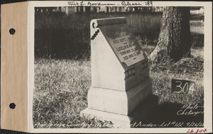 Albert Amsden, Pine Grove Cemetery, lot 122, North Dana, Mass., Sept. 26, 1928