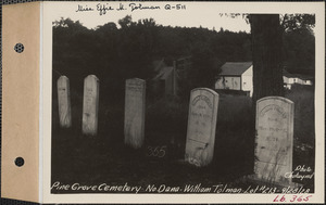 William Tolman, Pine Grove Cemetery, lot 213, North Dana, Mass., Sept. 28, 1928