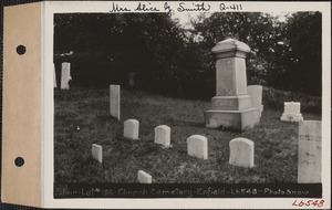 Blair, Church Cemetery, lot 156, Enfield, Mass., ca. 1930-1931