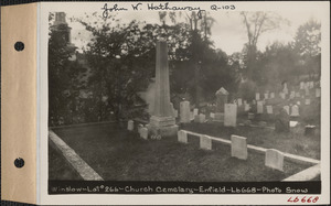 Winslow, Church Cemetery, lot 266, Enfield, Mass., ca. 1930-1931