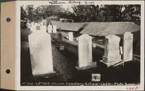 Esau Milsop, Church Cemetery, lot 285, Enfield, Mass., ca. 1930-1931