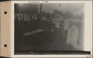 Mitchell, Church Cemetery, lot 88, Enfield, Mass., ca. 1930-1931