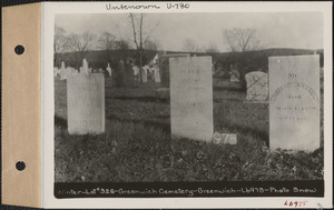 William Winter, Greenwich Cemetery, Old section, lot 326, Greenwich Mass., ca. 1930-1931