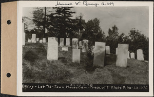 Berry, Town House Cemetery, lot 16, Prescott, Mass., ca. 1930-1931