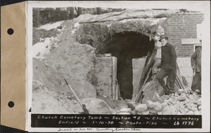 Church Cemetery Tomb, Church Cemetery, Section 2, Enfield, Mass., Jan. 10, 1938