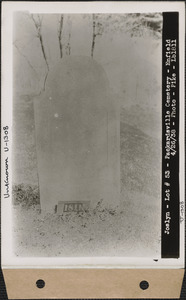 Joseph Joslyn, Packardsville Cemetery, lot 53, Enfield, Mass., Apr. 26, 1938