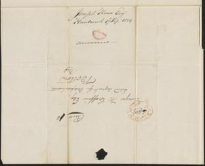 Jospeh Knox to George Coffin, 17 September 1834