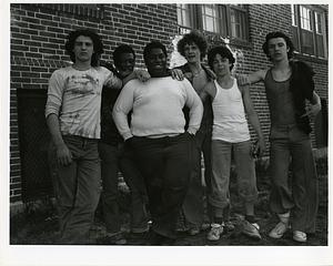 Group portrait of six teenagers