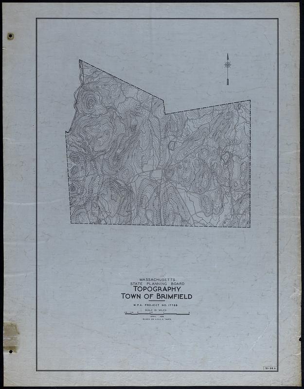 Topography Town of Brimfield Digital Commonwealth
