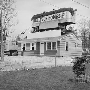 Reliable Homes model house, Pine Hill Acres, New Bedford
