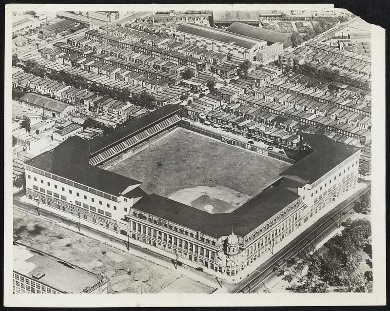 Where Part of World Series Will Be - Shibe Park, Philadelphia, Pa., where of the World Series will be played, as a result of the Athletics’ clinching the American League Pennant, Sept. 18. Already ticket applications are pouring in.