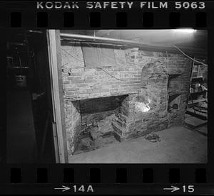 Old fireplace uncovered in Grog