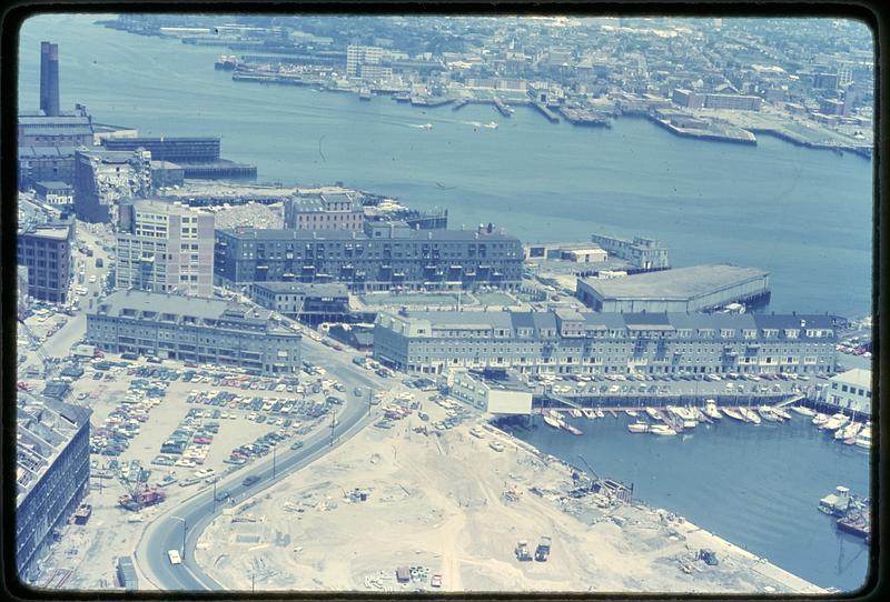 Atlantic Avenue area from the Custom House Tower Boston North End