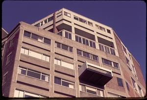 Prince Apartments from Commercial Street, upper stories added after first remodelling Boston