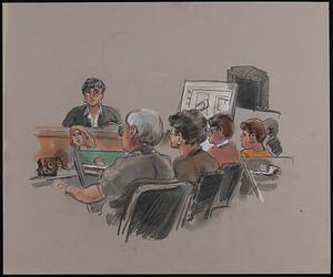 Courtroom scene