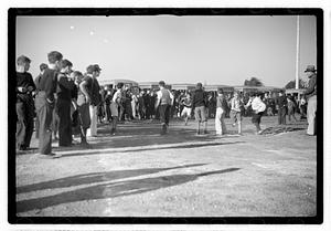 Boys running