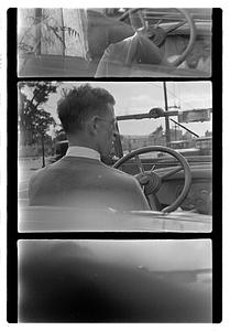 A man driving