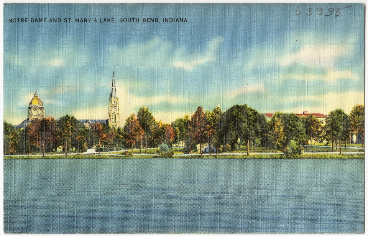 Notre Dame and St. Mary's Lake, South Bend, Indiana