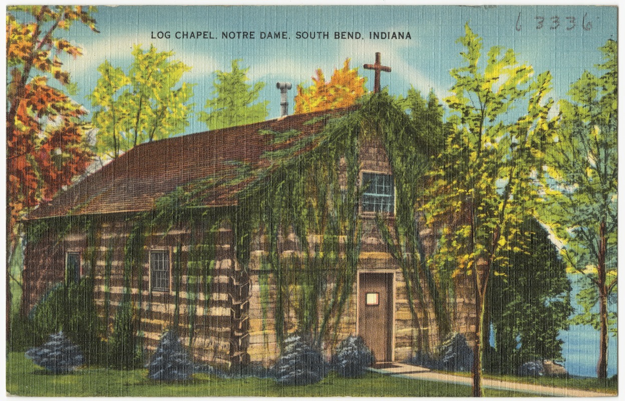 Log chapel, Notre Dame, South Bend, Indiana