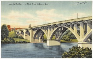 Memorial Bridge over Flint River, Albany, Ga.