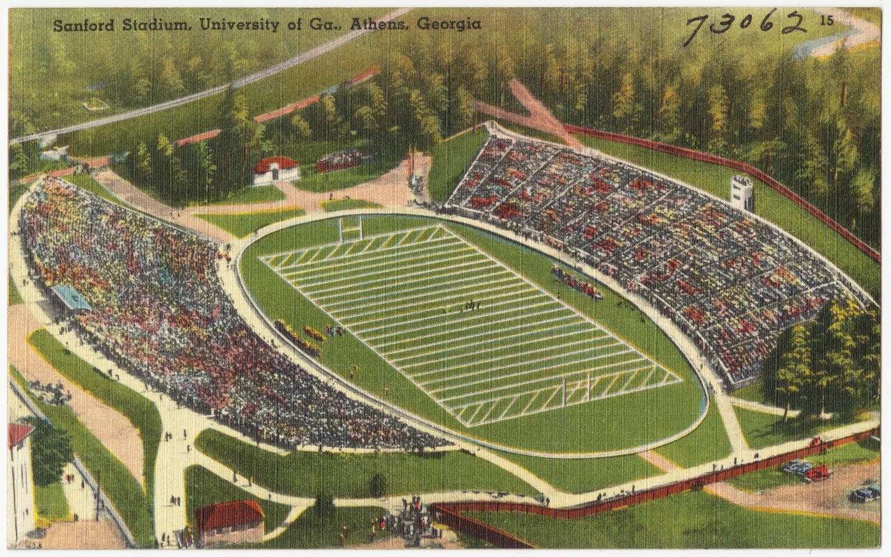 Sanford Stadium, University of Ga. Athens, Georgia