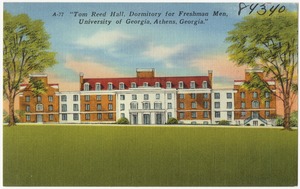 "Tom Reed Hall, dormitory for freshman men, University of Georgia, Athens, Georgia."