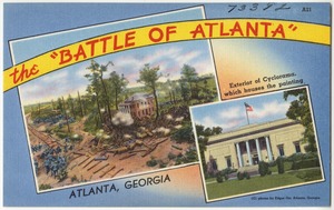 The "Battle of Atlanta", Atlanta, Georgia, Exterior of Cyclorama which houses the painting