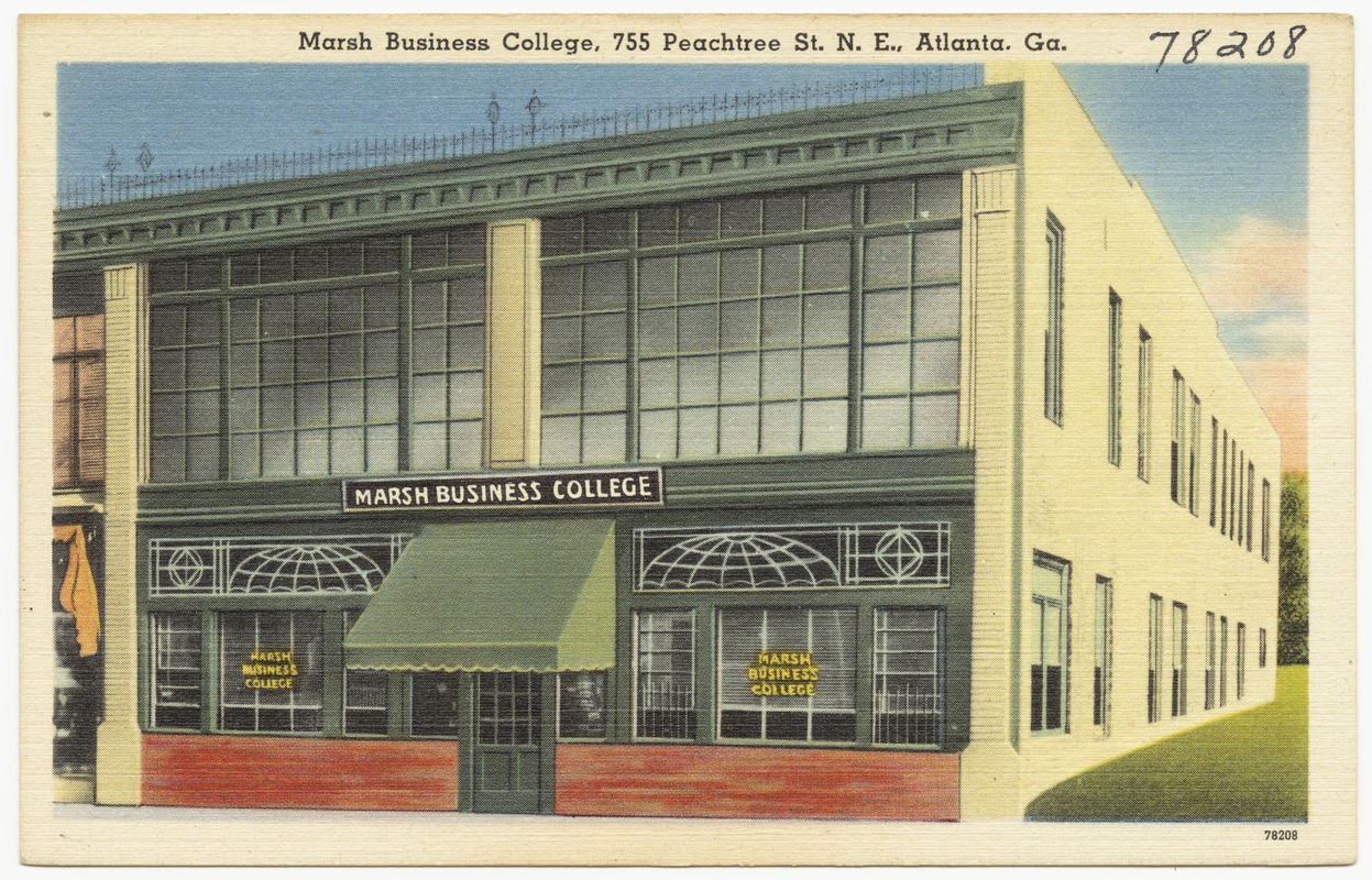 Marsh Business College, 755 Peachtree St. N. E., Atlanta, Ga.