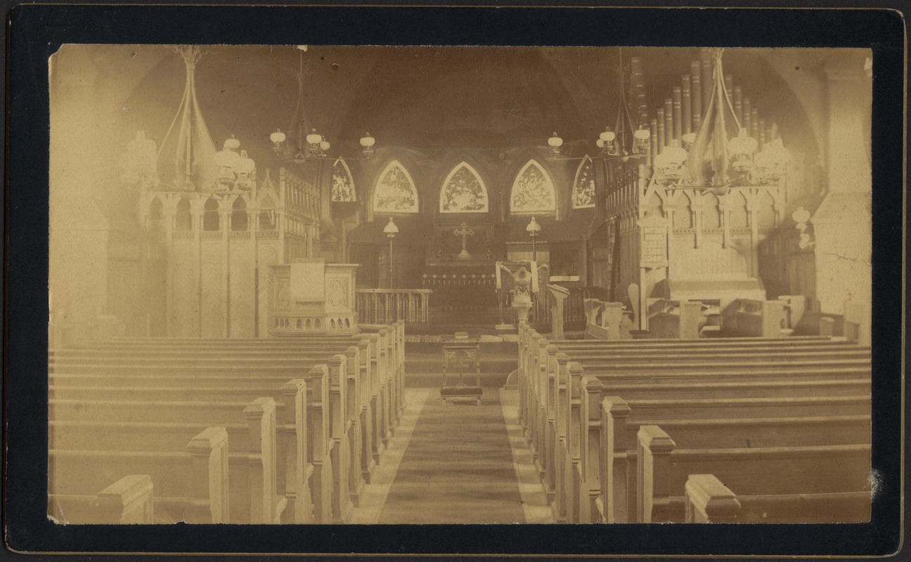 Interior of St. Paul's Episcopal Church, North Andover, Massachusetts