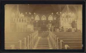 Interior of St. Paul's Episcopal Church, North Andover, Massachusetts