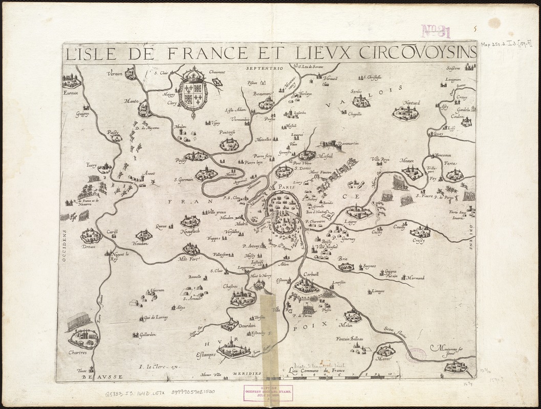 L'Isle de France et lieux circövoysins