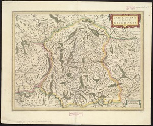 Carte du païs et duchè de Nivernois