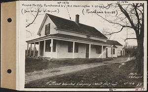 Rutland Worsted Co., house #131/2-133/4, West Rutland, Rutland, Mass., May 3, 1928