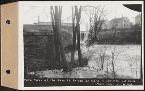 Ware River at the East Street bridge, Ware, Mass., 1:55 PM, Mar. 19, 1936