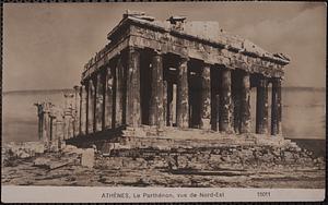 Athènes, le Parthénon, vue de nord-est