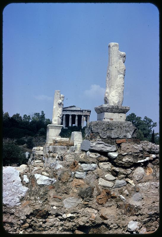 Odeon of Agrippa and Temple of Hephaestus, Athens, Greece