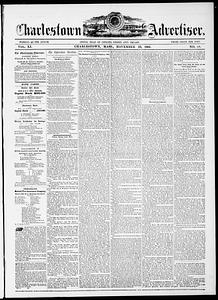 Charlestown Advertiser, November 23, 1861