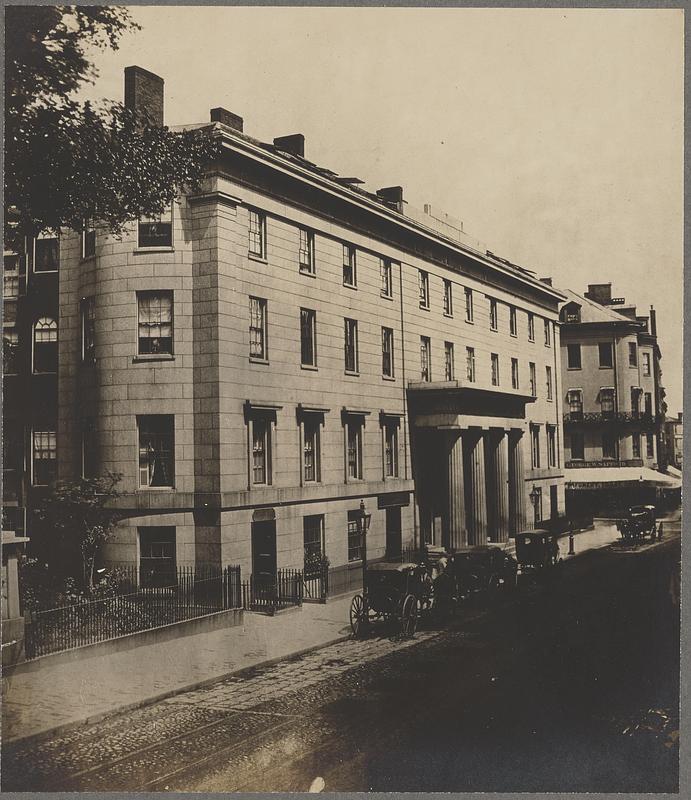 Boston, Tremont House, exterior, looking northeast