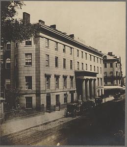 Boston, Tremont House, exterior, looking northeast