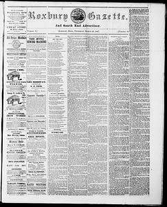 Roxbury Gazette and South End Advertiser, March 28, 1867