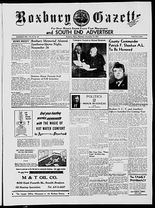 Roxbury Gazette and South End Advertiser, November 14, 1957