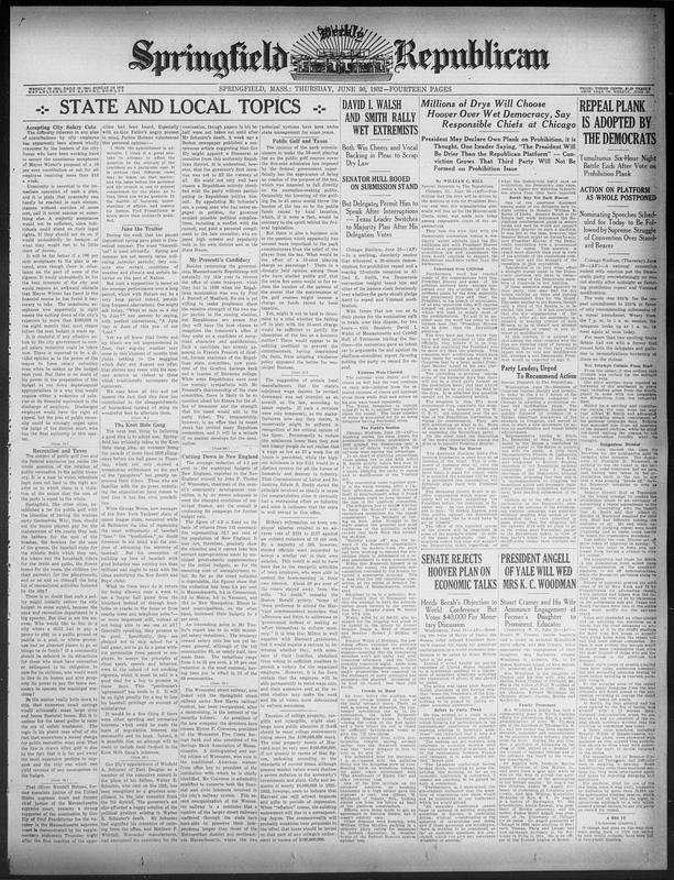 Springfield Weekly Republican - Digital Commonwealth