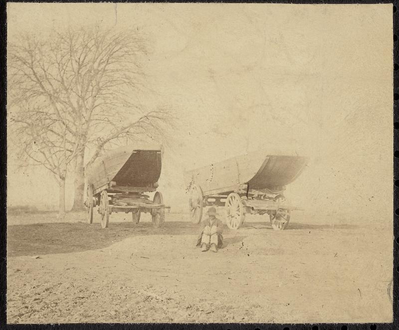 A pontoon boat on wheels