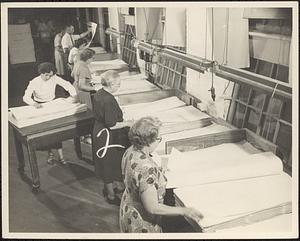 Government Mill Finishing Room, 1950