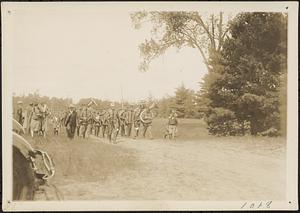 Pepperell Town Club marching band at Riverside Park