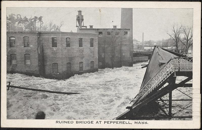 Ruined Main Street Bridge, at paper mill