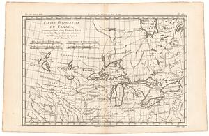 Partie occidentale du Canada, contenant les cinq grands lacs, avec les pays circonvoisins