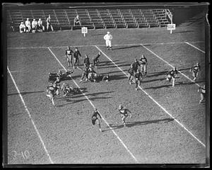 Fenway Park action, Redskins vs. N.Y. Giants